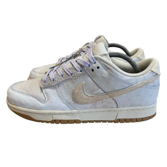 NIKE Atmos DUNK LOW RETRO QS Size 9 Japan Exclusive White/ Cream main image 7